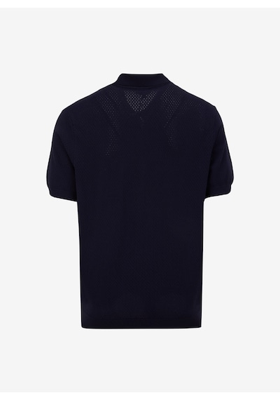 Fabrika Comfort Lacivert Erkek Polo Regular Fit Çizgili Kazak Fc5sm-kzk 2762