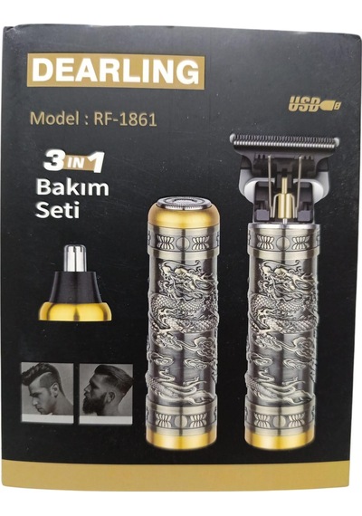 Rf-1861 Dearling 3in1 Sakal Makinası Saç Sakal Kesme Traş Makinesi