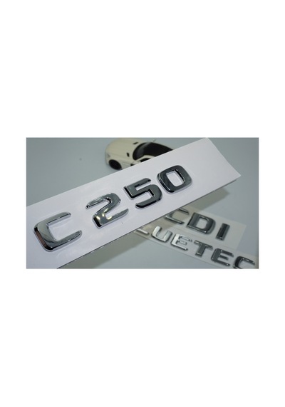 Benz C250 Cdi Bluetec Bagaj Krom Abs 3m 3d Yazı Logo