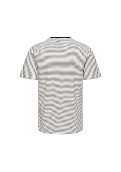 Only & Sons Fred Life Erkek Tişört 22036384-gdn Kahverengi