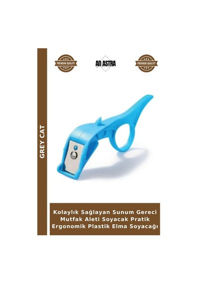 Kolaylık Sağlayan Sunum Gereci Mutfak Aleti Soyacak Pratik Ergonomik Plastik Elma Soyacağı Çok Renkli