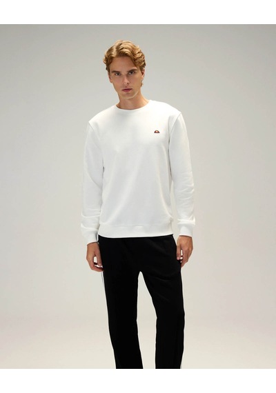 Ellesse Pamuklu Beyaz Erkek Sweatshirt 5wm3579
