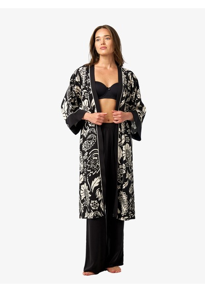Blackspade Kadın Sabahlık 52268 - Desenli Çok Renkli
