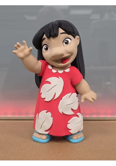 Lilo Figür 20cm-3d Baskı-kolleksiyonluk Biblo