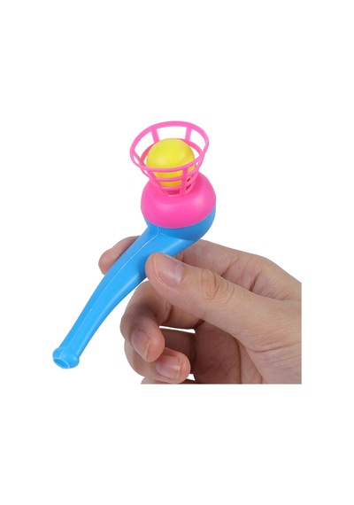 4 Adet Oyuncak Saksafon Popit Pipet Top Üfleme Oyunu  Hediyelik Parti Eğlencesi