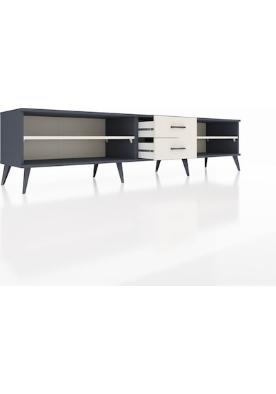 Hyperion Tv Ünitesi 2 Raflı 2 Çekmeceli 220x44x51 Antrasit-aytaşı Aytası/aytası - Antrasıt Hyperion Tv Ünitesi 2 Raflı 2 Çekmeceli 220x44x51 Antrasit-aytaşı Aytası/aytası - Antrasıt