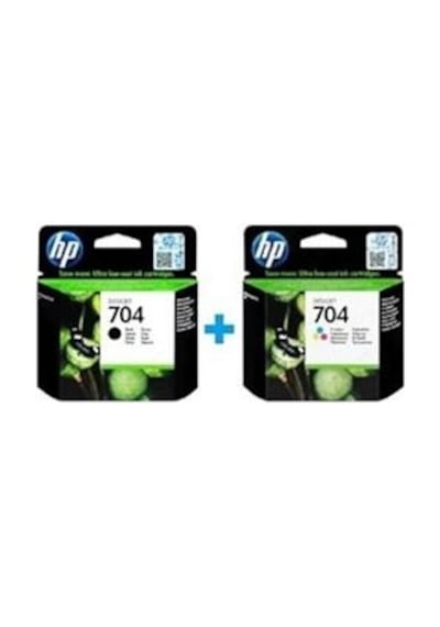 Hp Cn692ae + Cn693ae 704 Siyah + Renkli Kartuş Seti Kdo