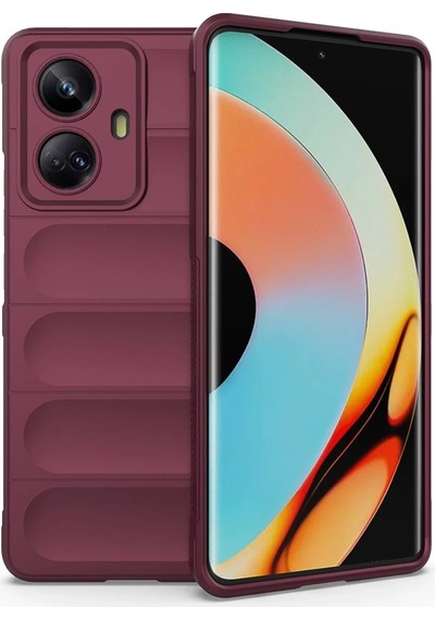 Cosmotex Newface Realme 10 Pro 5g Kılıf Optimum Silikon - Bordo