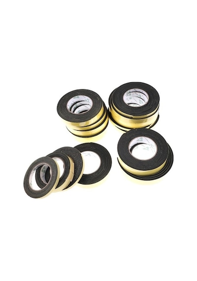 Contacall Yapışkan Kapı Pencere Bandı Kapı Pencere Süngeri Eva 5Mmx30Mm Siyah-10 M