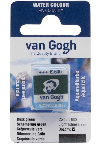 Talens Van Gogh Tablet Suluboya 1/2 Dusk Green 630