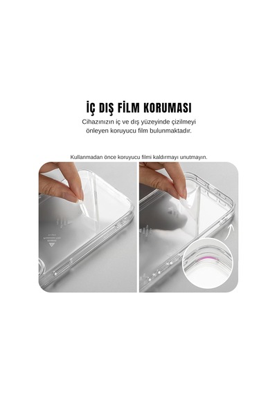 Tr Xiaomi 15 Pro İle Uyumlu Darbe Önleyici Sararmaya Dayanıklı Airbag Korumalı Ultra Slim Tpu Şeffaf Silikon Kılı