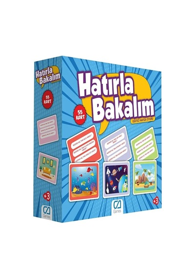 Games Hatırla Bakalım Eğitici Hafıza Oyunu 55 Kart 5108