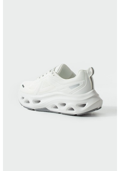 Stato Kadın Sneakers Ayakkabı Beyaz Triko