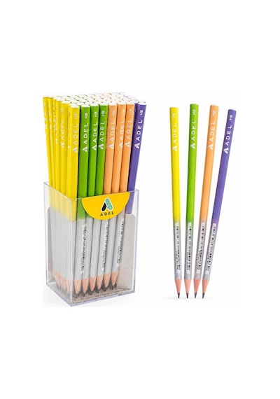 Adel Kurşun Kalem Mash Pastel Hb 72'li 2061000038000 Çok Renkli