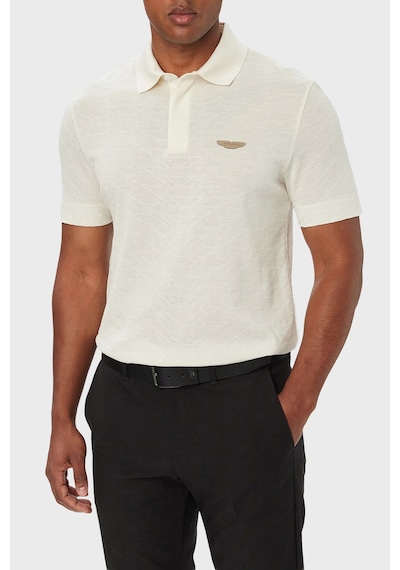 Boss Logolu % 100 Pamuk Regular Fit Düğmeli Polo Erkek Polo 50565174 118 Bej