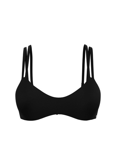 Calvin Klein Kadın Balconette Siyah Bralette Bikini Üstü-16000