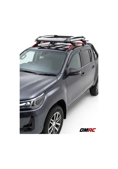 Volkswagen Amarok 2010-2021 Uyumlu Araca Özel Tavan Sepeti 110x120 Cm Alüminyum