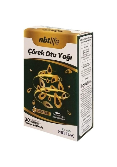 Nbt Life Çörek Otu Yağı 30 Kapsül