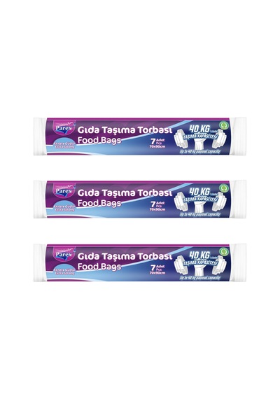 Gıda Kurban 7'li Taşima Torbası 70 X 90 Cm Üçlü Paket