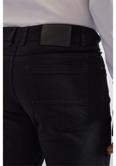 Süvari Siyah Slim Düz Casual Pantolon Pn2020500647-s09 Siyah