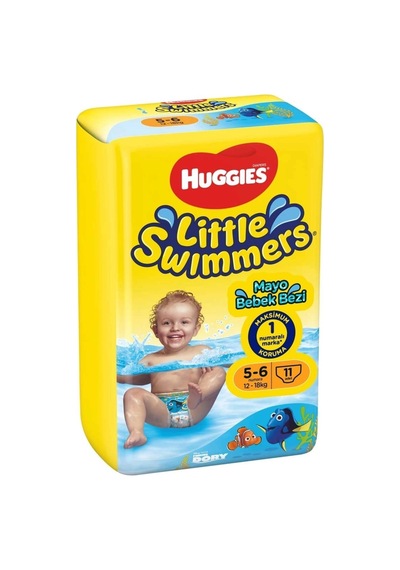 Huggıes Little Swımmers Mayo Bebek Bezi Beden:5-6 12-18kg 22 Adet 2'li
