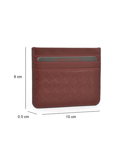 Ziya, Unisex Hakiki Deri Kartlık 1539852z06 Kızıl Kahve 1539852z06 413 Kızıl Kahve