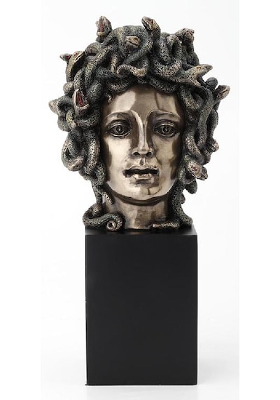 Veronese Koleksiyon Mitolojik Medusa Büst Figür 11x21cm