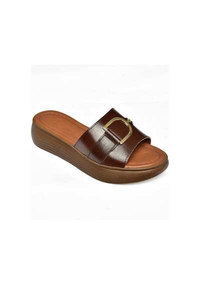 Fox Shoes P291049403 Kahverengi Hakiki Deri Yüksek Tabanlı Günlük Kadın Terlik Kahverengi Fox Shoes P291049403 Kahverengi Hakiki Deri Yüksek Tabanlı Günlük Kadın Terlik Kahverengi