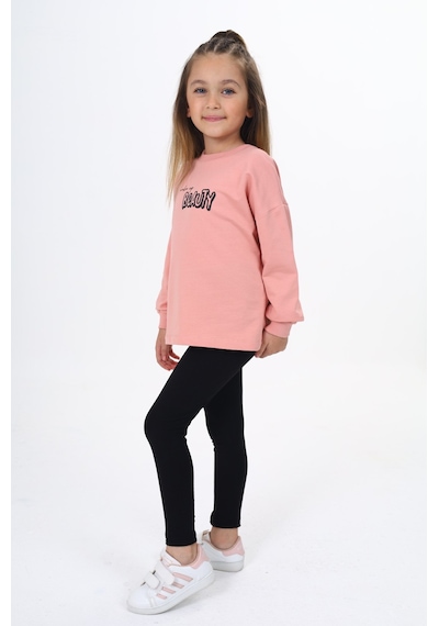 Toontoy Kids Toontoy Kız Çocuk Beauty Baskılı Taytlı Takım Koyu Pudra Toontoy Kids Toontoy Kız Çocuk Beauty Baskılı Taytlı Takım Koyu Pudra