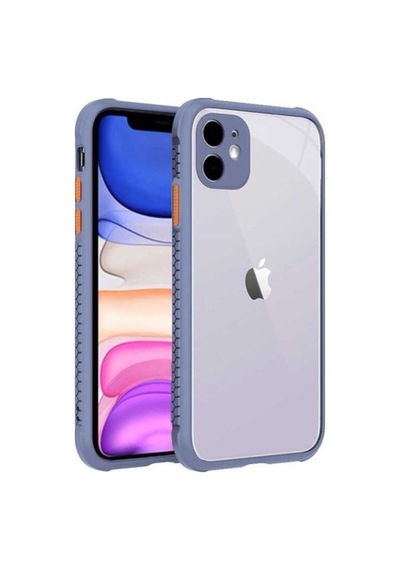 Apple Uyumlu iPhone 11 Kılıf Zore Kaff Kapak Koyu Mor