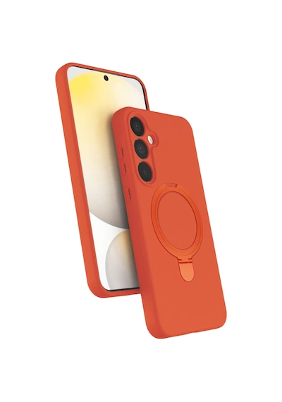 Newface Samsung Uyumlu Galaxy A25 5g Regal Magsafe Standlı Kapak - Turuncu Resimdeki