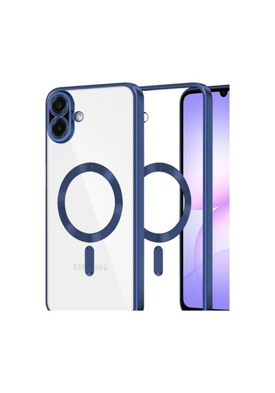 Galaxy  Uyumlu- A07 4g Kross Magneticsafe Kapak - Lacivert Çok Renkli