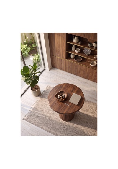 Aura Bohem 90x90 Mebran Mdf Masa / Konik Ayak Barok Barok