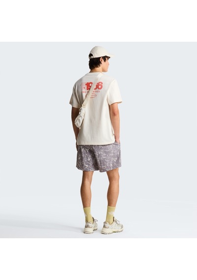 The North Face M Track Relaxed Short Sleeve Tee-graphic Erkek T-shirt-32862 Beyaz