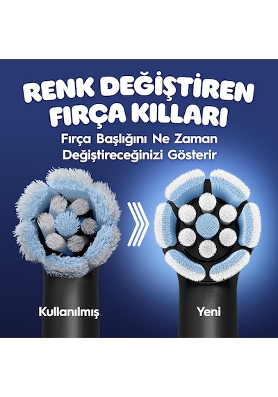 Oral-b İo Çocuk 6+ Marvel Spider Şarjlı Diş Fırçası Yedek Başlığı 4 Adet