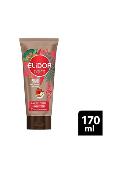 Doğanın Enerjisi Onarıcı Süper Saç Bakım Kremi Argan Yağı Ve Hibiskus Özü Dökülme Karşıtı Ve Güçlü Uz