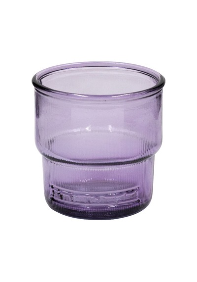 San Miguel Ribbed Su Bardağı Mor 300 Cc Çok Renkli