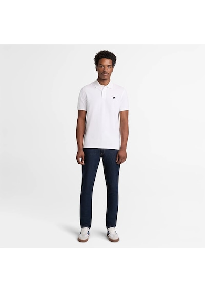 Timberland Mıllers Rıver Pique Short Sleeve Polo Erkek Tişört Tb0a6vdp1001 Beyaz
