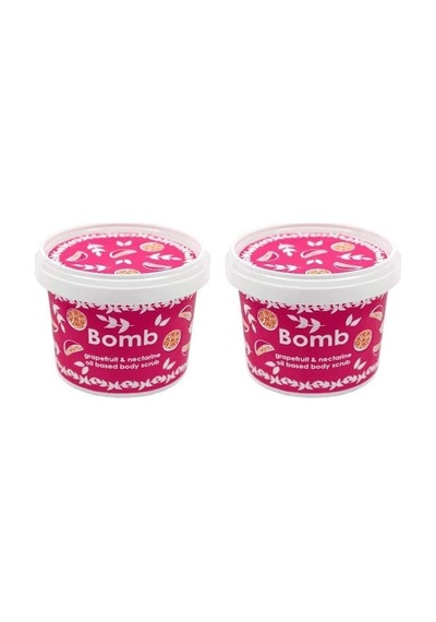 Bomb Cosmetics Grapefruit & Nectarine Vücut Peeling 400g 2 Paketi