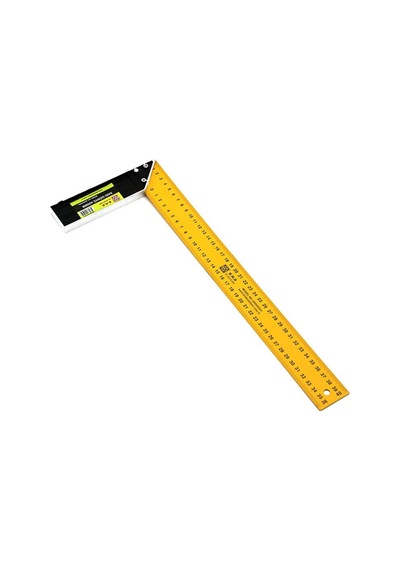 B.h.d-00591 40cm Metal Sarı Masa Gönyesi 7,5 M