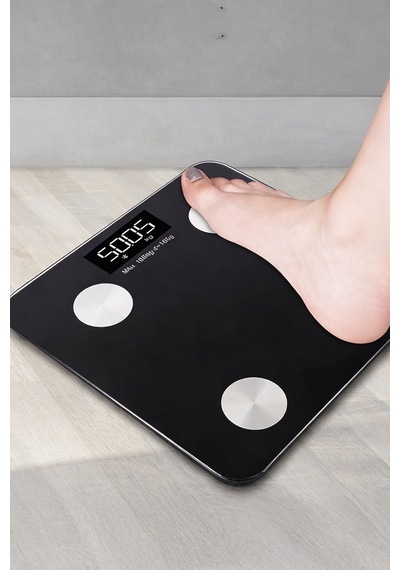 Scntx-001 Nutrix Akıllı Vücut Analiz Tartısı 150 Kg, Bluetooth Uygulamalı, 4 Elektrotlu, Lcd Ekran, 100 G Hassasiyet - Siyah