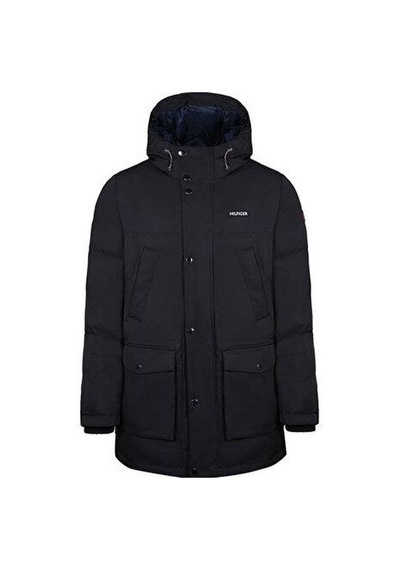 Tommy Hilfiger Arctic Cloth Parka Erkek Mont Siyah 001