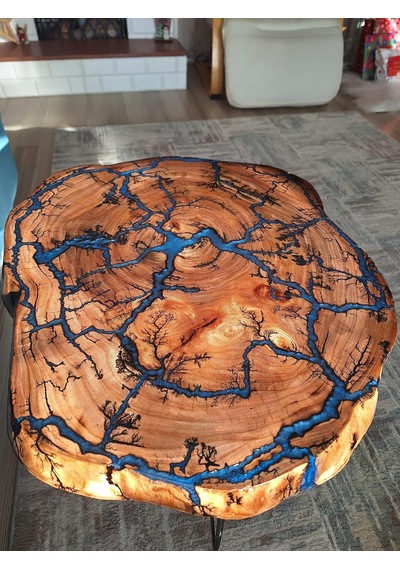 Ultra Şeffaf Epoksi Reçine 15 Kg Hobi Sanat Tepsi Magnet Ahşap