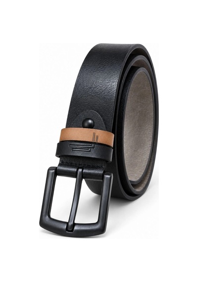 Ertaş Trend Store Erkek Siyah 4 Cm Çift Biritli Metal Tokalı Kot Ve Kumaş Pantolon Kemeri Çok Renkli
