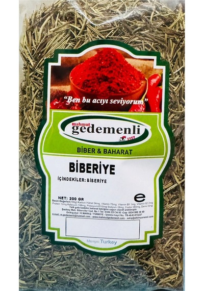 Mahmut Gedemenli Biberiye 200 G