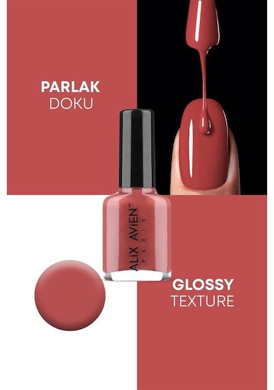 Alix Avien Oje 94 Yüksek Pigmentli Uzun Süreli Kalıcılık Hızlı Kuruma Nail Lacquer 94