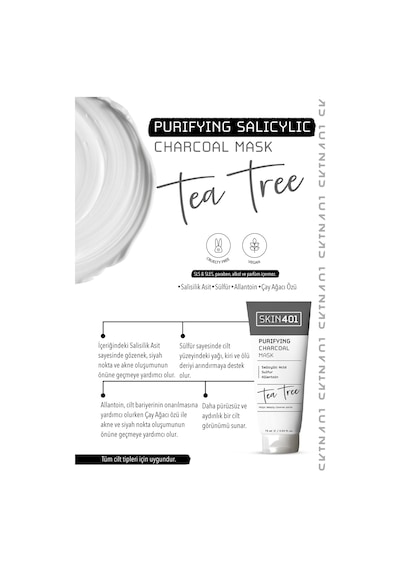 Skin401 Arındırıcı Sülfür & Kömür Maskesi 75ml