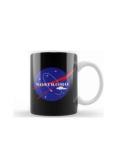 Nostromo Nasa Logo Alien Kupa Bardak Porselen Karışık