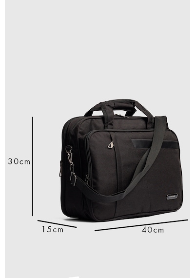 Strong Bag 15.6" İnç Evrak Bilgisayar Notebook Laptop Çantası Se02 Siyah Siyah