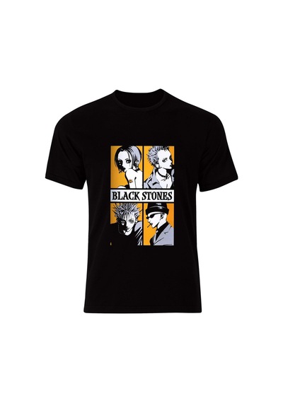 Black Stones - Nana Anime Baskılı Tshirt SIYAH
